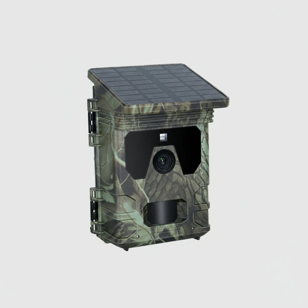 Caméra de Chasse Solaire 4K 50MP – Vision Nocturne Infrarouge IP66