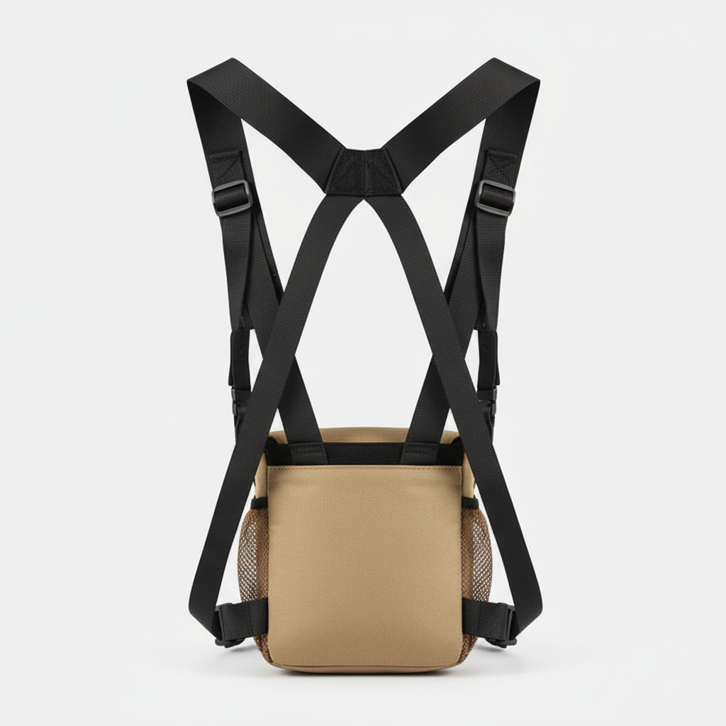 Sac de Poitrine pour Jumelles – Étui avec Harnais
