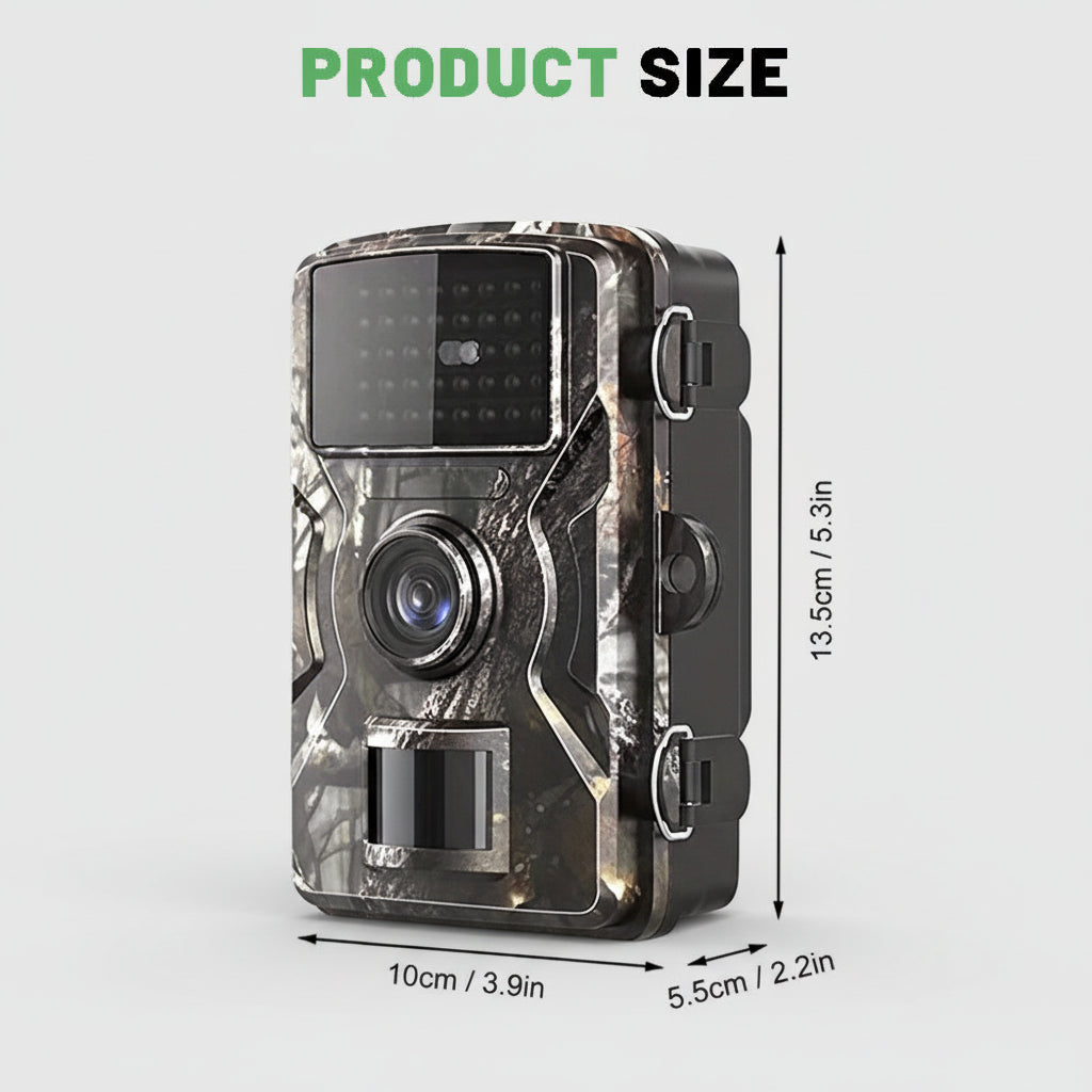 Caméra de Chasse WiFi 4K 36MP – Vision Nocturne & Application Mobile