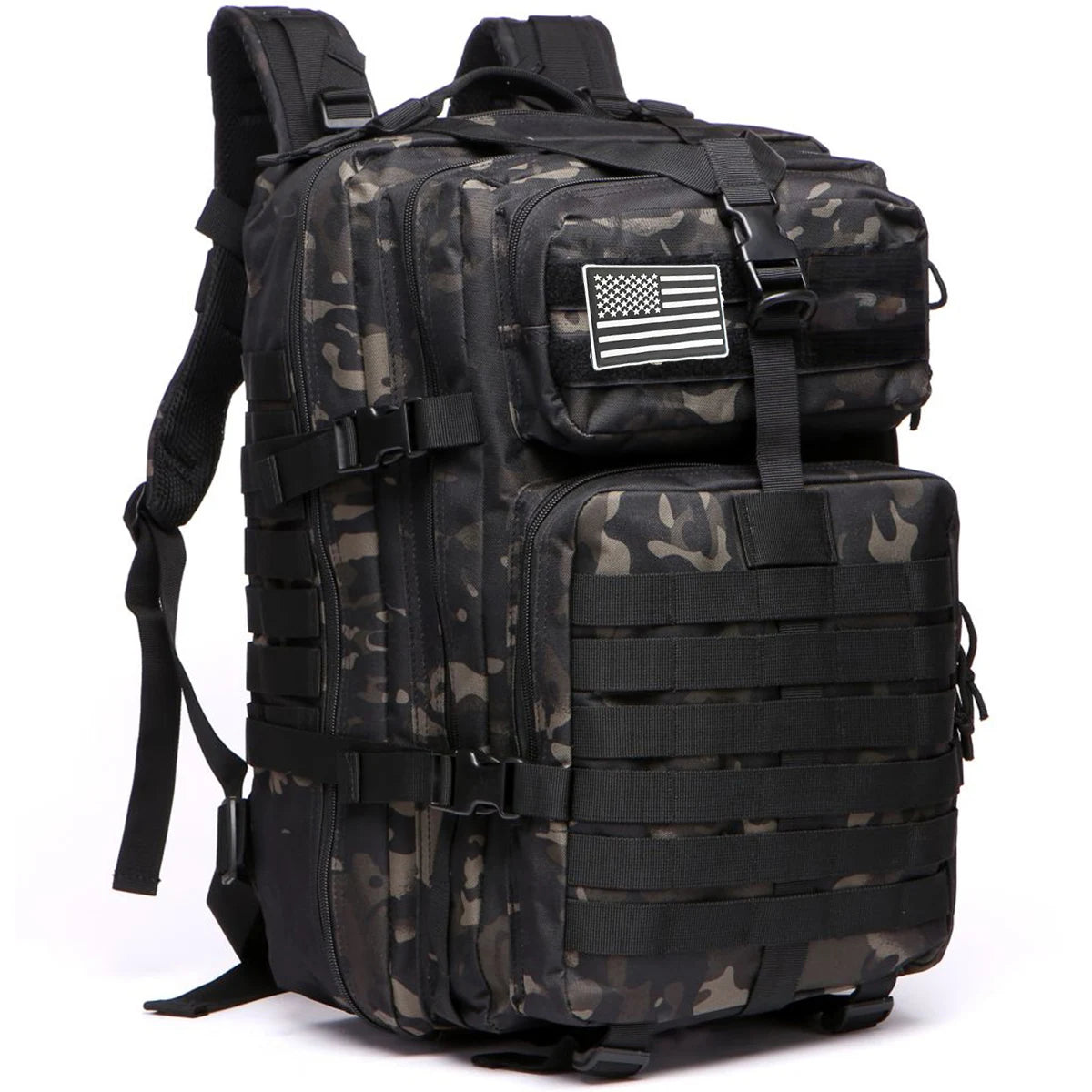 Sac à Dos Tactique 25L – Compact Étanche avec Système Molle