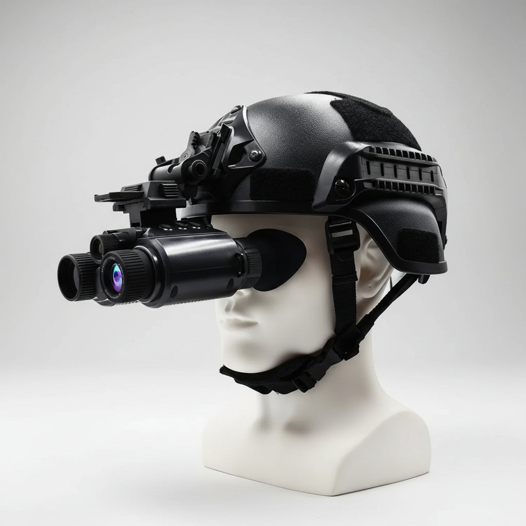 Jumelles Vision Nocturne 8× Numériques – avec Lampe Tactique