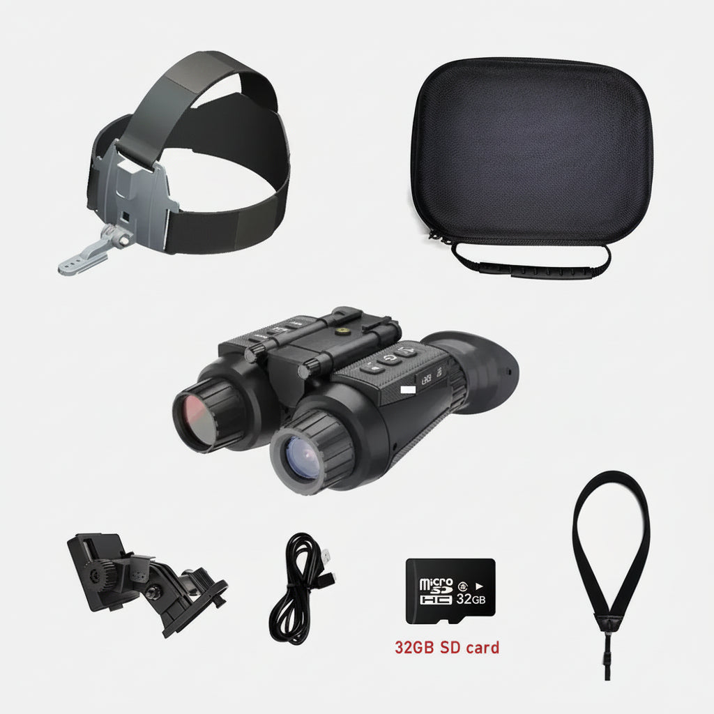 Jumelles Vision Nocturne 8× Numériques 36MP