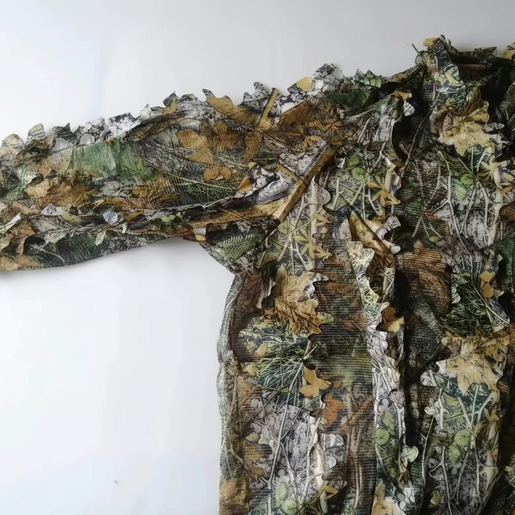 Tenue Ghillie 3D Feuilles Camouflage