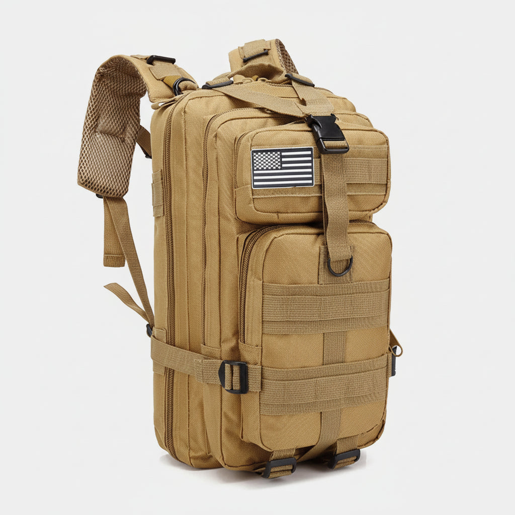 Sac à Dos Tactique 25L – Compact Étanche avec Système Molle