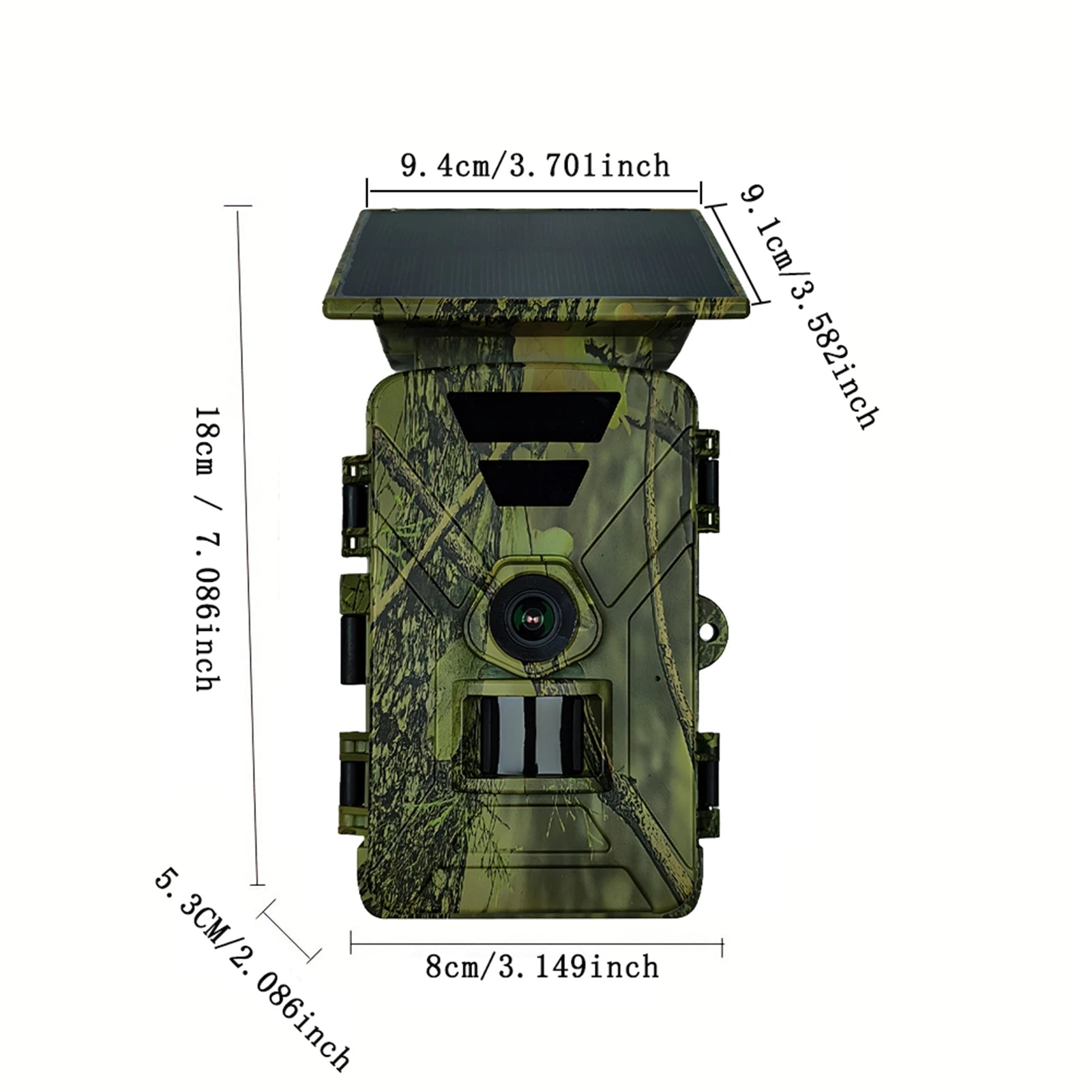 Caméra de Chasse Solaire WiFi 8K – 60MP | Vision Nocturne