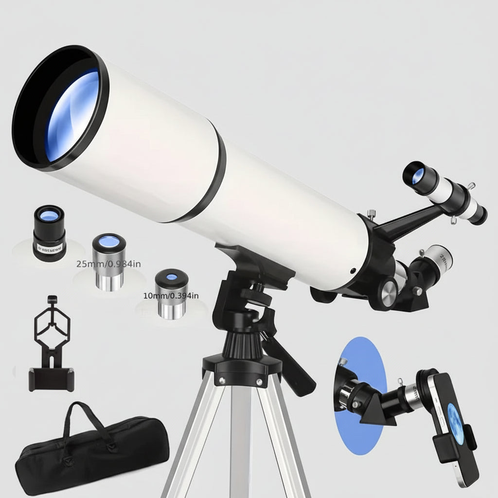 Télescope Astronomique 180× – Monoculaire 80 mm