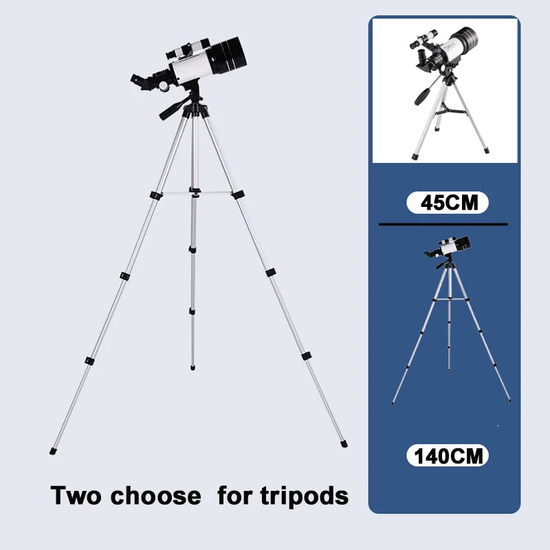 Télescope Astronomique HD 150× – Monoculaire 70 mm
