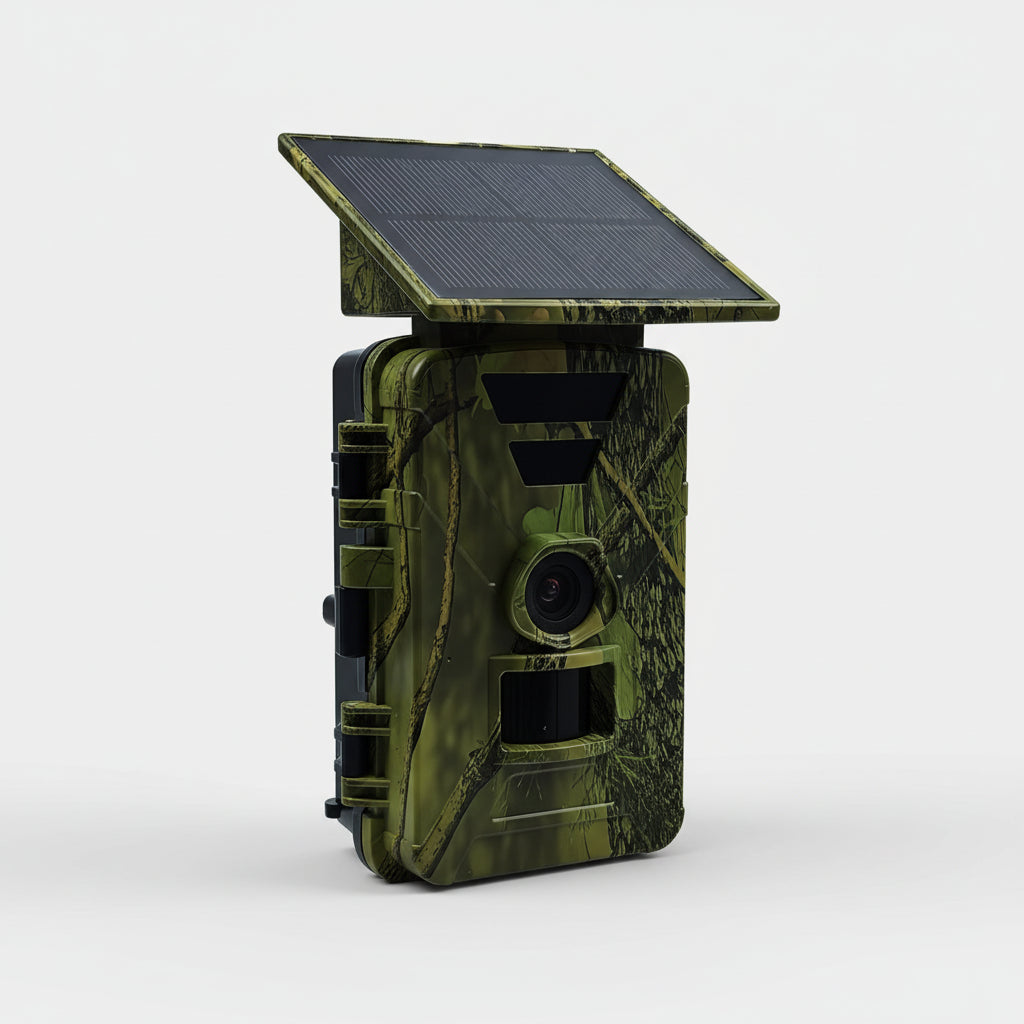 Caméra de Chasse Solaire WiFi 8K – 60MP | Vision Nocturne