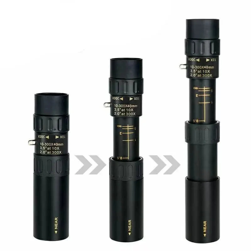Monoculaire 10–300x40 HD