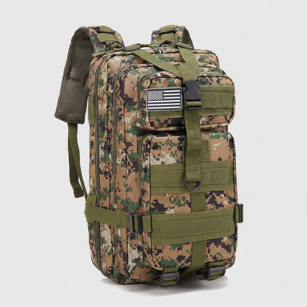 Sac à Dos Tactique 25L – Compact Étanche avec Système Molle
